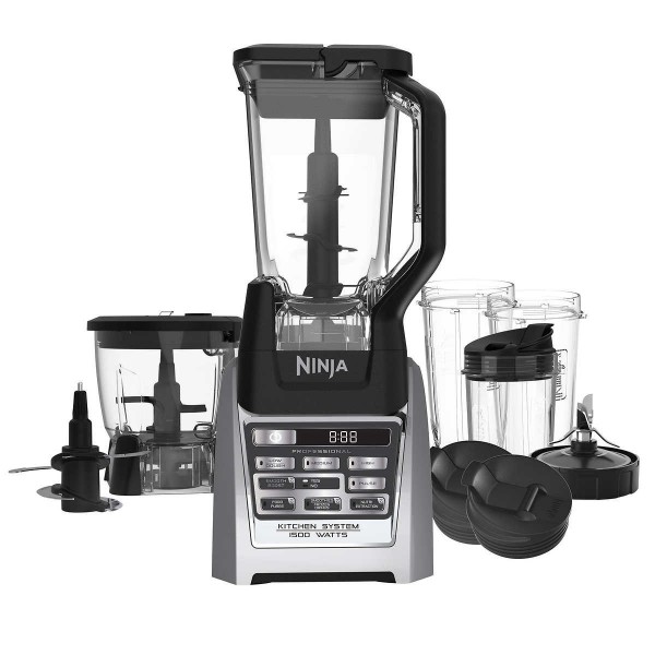 Ninja BL687CO Auto-iQ Total Boost Kitchen Nutri Blender System with 1500  Watts professional base - Refurbished