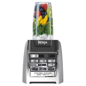 Nutri Ninja BL487 Auto-iQ Pro Food Smoothie Blender w/ Processor & Blade  WORKING